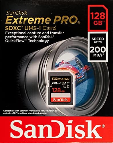 SanDisk Extreme Pro 128GB UHS-I SDXC memorijska kartica radi sa Sony kamerom bez ogledala ZV-E1