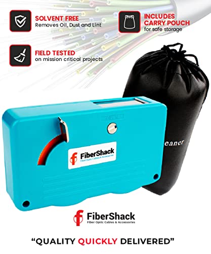 FiberShack-Kutija Za Čišćenje Optičkih Vlakana. A 2.5 mm SC Fiber Cleaner & amp; 1.25 mm LC Fiber Cleaner. Naše sredstvo za čišćenje optičkih konektora od 500+ koristi je ključno sredstvo za čišćenje ST vlakana za vaš komplet za čišćenje vlakana