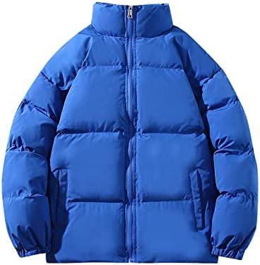 Fsakjkee Vodootporne zimske jakne za muškarce, 22-23 zimski kaputi dugih rukava Ležerni debeli