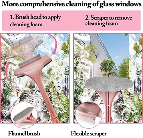 Qihengzy Window Window Exiler, alat za pranje za čišćenje stakla, alat za tuš za tuširanje zrcalo za uklanjanje