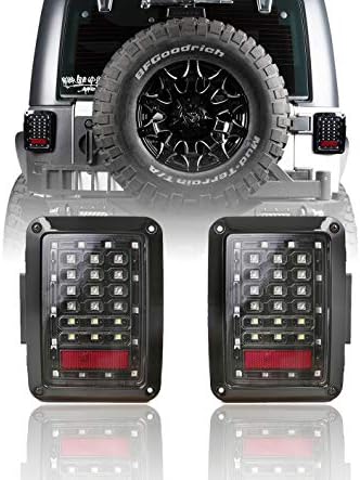 V8 GOD JK LED zadnje svjetlo Skupštine w / stop Light & amp ;žmigavac kompatibilan sa Jeep Wrangler JK JKU 2007-2018