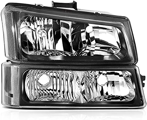 Anpart sklop farova 4 kom Set za Chevy Avalanche 1500/2500 2003-2006 bez karoserije model Chevrolet Silverado