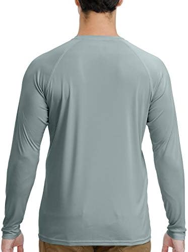 Muški UPF 50+ dugi rukavi za sunce UV zaštita brzo sušenje lagana košulja za planinarenje ribolov plivačka majica
