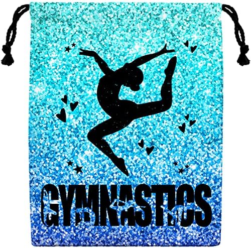 Lulykini gimnastika torbe za držanje vezica male vezice poklon torba vodootporna torbica za teretanu za držanje gimnastičkih rukohvata
