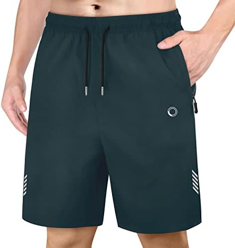 Ihuan Tkanine za teretanu za muške atletske vježbe - Brzi suhi lagani sportski kratke hlače 7 za trčanje planinarenja