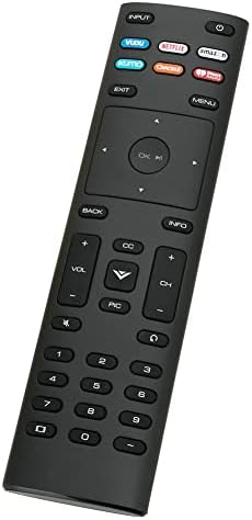 Xrt136 zamijenite daljinsko upravljanje za Vizio Smart TV D39f-F0 E43-F1 D43-F1 D50-F1 E50-F2 D55-F2 M55-F0 D65-F1 E70-F3 M70-F3 P75 - F1 E75-F2 sa vudu Netflix Xumo Crackle iHeart Radio prečicom