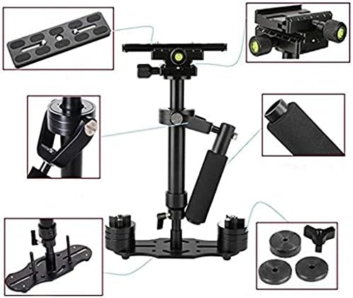 N / A S40 aluminijumski legura ručni DSLR stabilizator Prijenosni anti-protreti nosač za montiranje kamere za stabilizator fotoaparata Photo DSLR dodaci