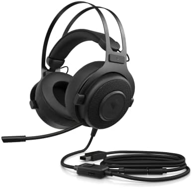HP OMEN Blast Slušalice | Slušalice za igre sa uvlačivim mikrofonom za poništavanje buke i 7.1 Surround zvukom | Multi-kompatibilne Xbox One, PS4 i PC slušalice | USB slušalice |