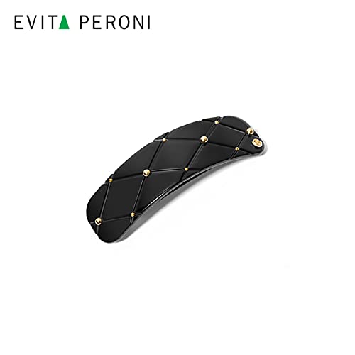 Evita Peroni Black Bake za kosu čeljusti Pribor za žene djevojke