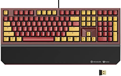 Hexgears X5 bežična mehanička tastatura sa Kaihl Box prekidačem-Rose Red, Ironman računarska