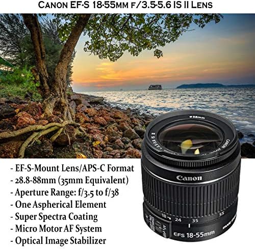 Canon EOS Rebel T7 DSLR kamera sa 18 - 55mm je II objektiv + Canon EF 75-300mm III objektiv