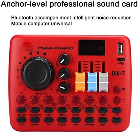Llamn multifunkcionalna zvučna kartica uživo Podesiva jačina zvuka audio mikser zvučna kartica za Streaming