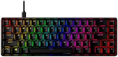 HyperX Alloy Origins 65 kompaktna žičana mehanička tastatura za taktilne prekidače sa RGB rasvjetom