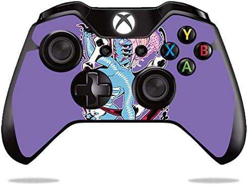 MightySkins koža kompatibilna sa Microsoft Xbox One ili s kontrolerom-Skeleton Girl / zaštitni,