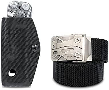 Paket Clip & Carry Carbon Fiber Black Kydex Multitool omotač za Leatherman SKELETOOL alat futrola & amp; alat inspirisan EDC pojas