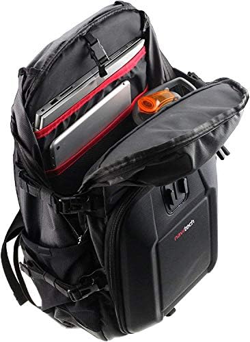 Navitech action ruksak za kameru s integriranim remenom prsa - kompatibilan sa AMCREST GO 4K Sportska akcijska kamera