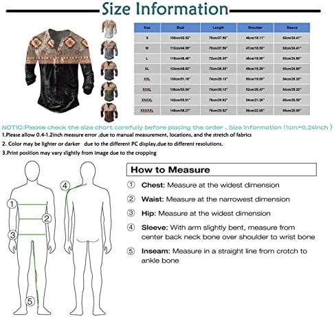 Muški modni casual pulover vrhovi 3D digitalni tisak dugih rukava V retro dukserica velike veličine