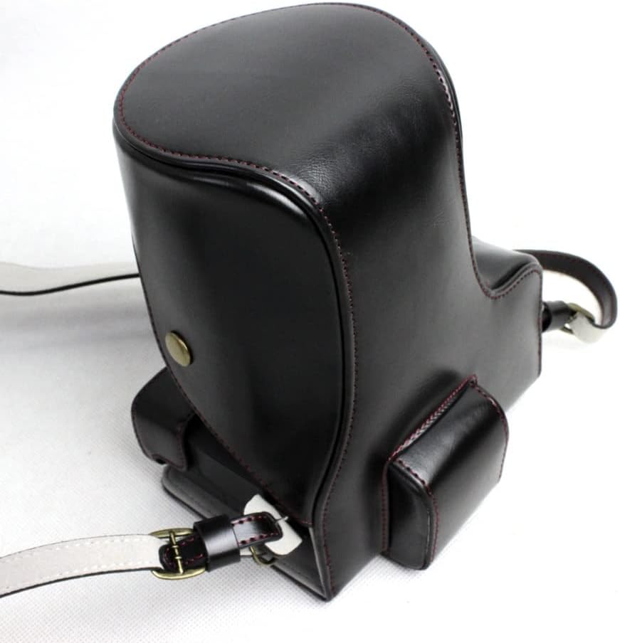 Fzzdp kožna futrola za kameru sa donjim organizatorom crno / smeđe profesionalna torba za fotoaparate torba za fotografije