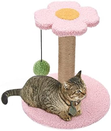 ZYZMH grebanje stuba zabava Sisal stub Scratch Tower vuče loptu skok igračka za igru pet Kitten penjački okvir