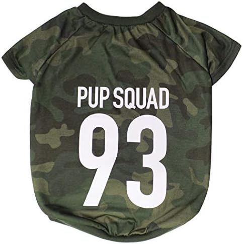 Kućni ljubimci Prvi majica za pse LICENCED LEURDIY - Squad Pup - Laurdiy Dog košulja, Medium