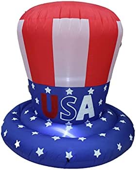 Tri patriotske nezavisnosti Dan i rođendanske zabave dekoracije paket uključuje 4 stopa visok napuhavanje