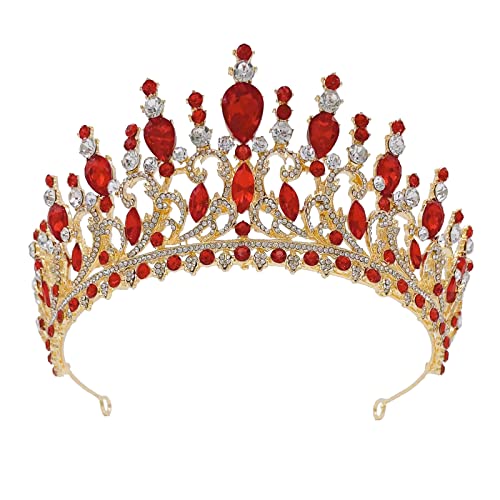 MR Green Queen Crown, Crystal vjenčanje tijara za mladu, Rhinestone tijare i Krune za žene, rođendan Prom