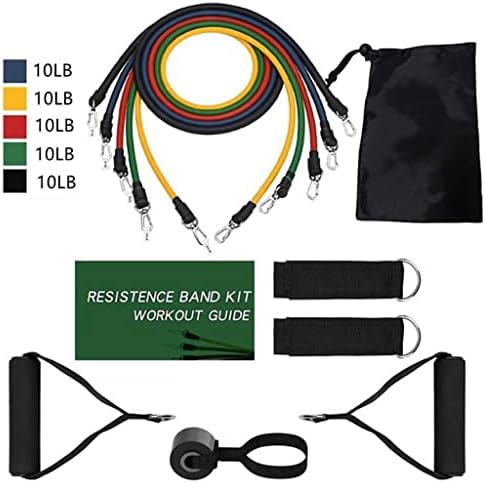 Kfjbx Set otpornih traka za lateks Set elastičnih traka za jogu povucite uže za treniranje fitnes gumica