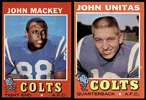 1971 Topps Baltimore Colts Team Set Baltimore Colts ex + Colts