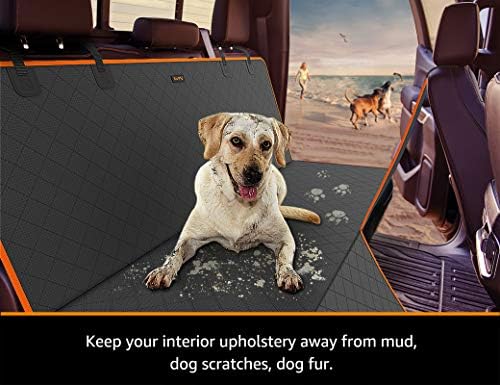 iBuddy viseća mreža za kamione za zadnja sjedišta vodootporna presvlaka za pseće kamione sa podijeljenim patentnim zatvaračem XL zaštita poklopca za pseće sjedište za kamione i veliki SUV i automobil