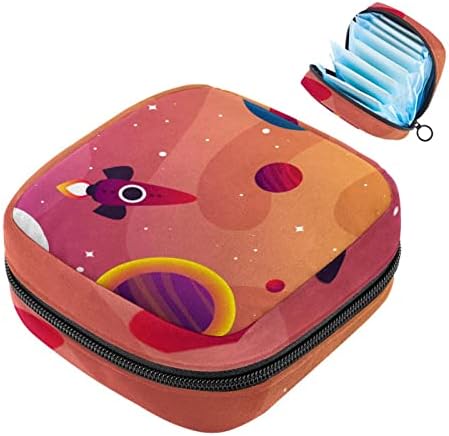 Vanjski prostor raketni menstrualni jastučići torbica za školu, tamponi skupljaju torbicu za žene djevojke, meke sanitarne vrećice za odlaganje salveta