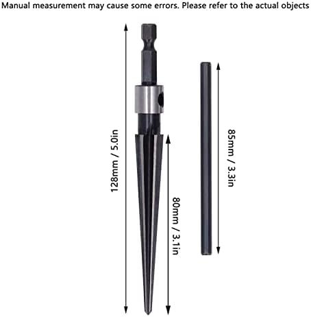 Tissting T ručka Razvrtač velike brzine Čelični materijal 3-13mm / 5-16mm, Konusni ravno flauta ručka rupa cijevi razvrtanje alat za drvo Chamfering, konus rupa
