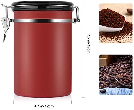 Posuda za kafu, kanister za kafu velika nepropusna posuda za kafu od nerđajućeg čelika Kuhinjski kanister