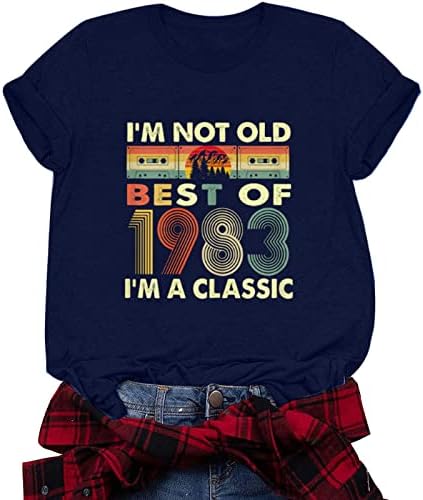 Nisam Star Ja sam klasična berba 1983 40th rođendanski pokloni T-Shirt muškarci žene T-Shirt pismo Print