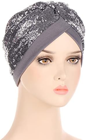 Ženski muslimanski turbanski šešir sa sektorom obrnutim V-u obliku karcinoma u obliku slova V HACE Solid Boja prozračna ravna kapa