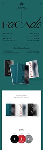 Wonho - Fasada [1 + 2 + 3 Potpuno set ver.] 3 albuma + una narudžba Ograničene pogodnosti + Bolsvos