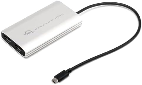 OWC USB - C do Dual HDMI 4K Adapter za ekran sa DISPLAYLINK-om za Apple M1 Mac ili bilo koji Mac ili PC sa USB-C