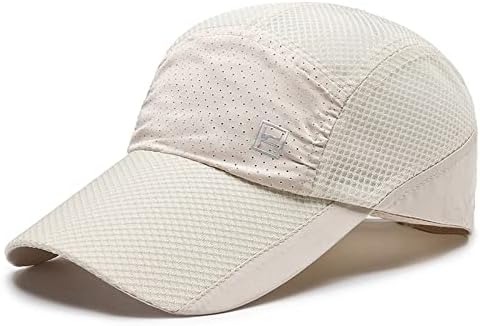 MANHONG uniseks mrežasta kapa prozračna kapa Radna kapa obična bejzbol kapa za suncobran za planinarenje na otvorenom viziri za muškarce