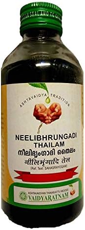 Vaidyaratnam Neelibhringadi Thailam 200 Ml Ayurvedski biljni proizvodi, Ayurveda organski proizvodi