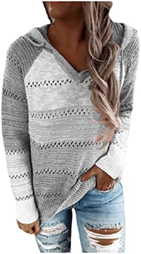Žene plus veličine Dukseri s kapuljačnim puloverom TOP moda izdubljena pad clother s dugim rukavima s duksericom Plit majice