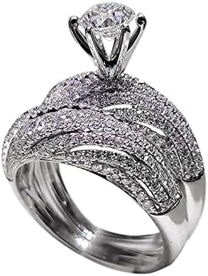 Zlato ili 925 srebra | Sjajni laboratorij odrasli halo klaster simulirani dijamantski prsten za dijamant