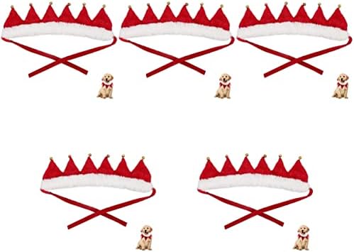 Besposlovni dekorativni šal za pl Jingle Pribor za pse Kućni ljubimci L Kućni ljubimci Kućni ljubimci s Bell ovratnikom Bib Cat Santa Faux manžetna Zvona Podesivi kostim za silf