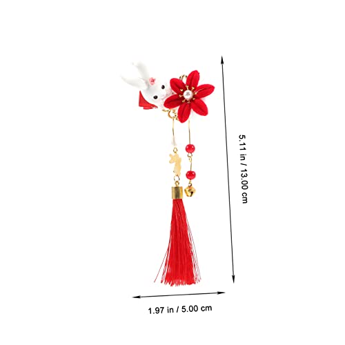 Nolitoy 2pcs maskota djevojka ljubimci bobby wedding pokloni klipovi Qipao Tassel kineski proljetni dizajn