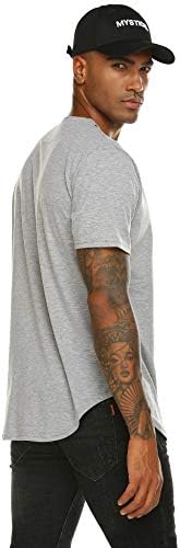 Coofandy muški bejzbol dugme donji dres s kratkim rukavima Hipster Hip Hop T majice
