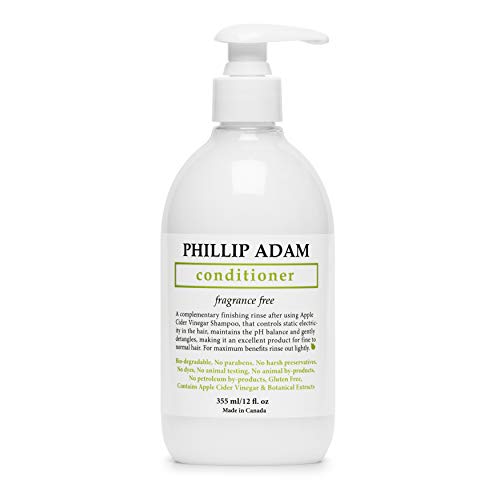 Phillip Adam Fragrance Free Regent - Apple Cider sirće formula - bez parabena - za sve tipove kose - 12 unca