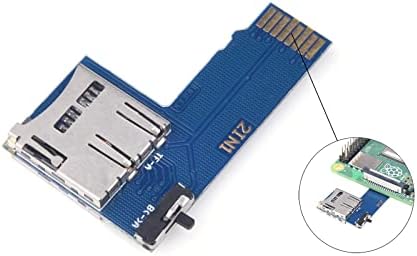 Moudoauer P & P Dual Slot TF kartica Adapter memorijska ploča za maline PI 4B / 3B + / 3B /