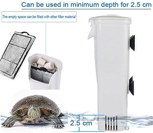 Akvarijski Filter vodopada gmizavci Filter kornjače za mali rezervoar 1-15 galona, Pumpa Za čistu vodu