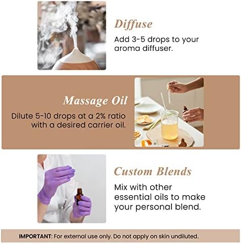 Ručno crkanca esencijalno ulje - čisto i prirodno - premium terapijsko esencijalno ulje za difuzor i aromaterapiju