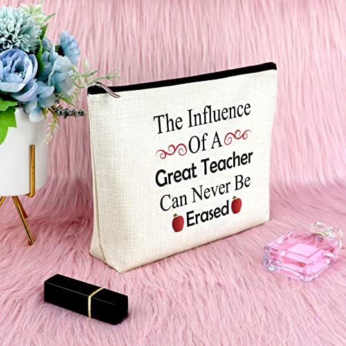 Poklon učitelja za ženske vrećice za ublažavanje učitelja Poklon za kolega kozmetička torba Hvala