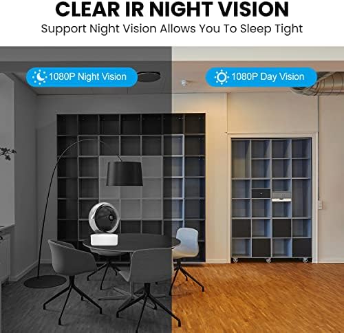 Miucda Sigurnost Smart Camera 3MP Indoor WiFi kamera sa 64g kartica sa 2-smjerom Audio HD Night Vision