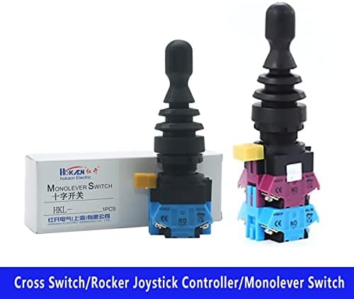 1pcs 22mm Joystick prekidač Momentalni monolever Cross Rocker Master Switch 2/4-smjerni samo-resetiranje samo-brava 2no 4no HKL-FW12